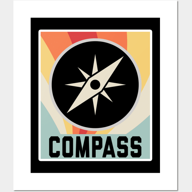 Compass Wall Art by Saulene